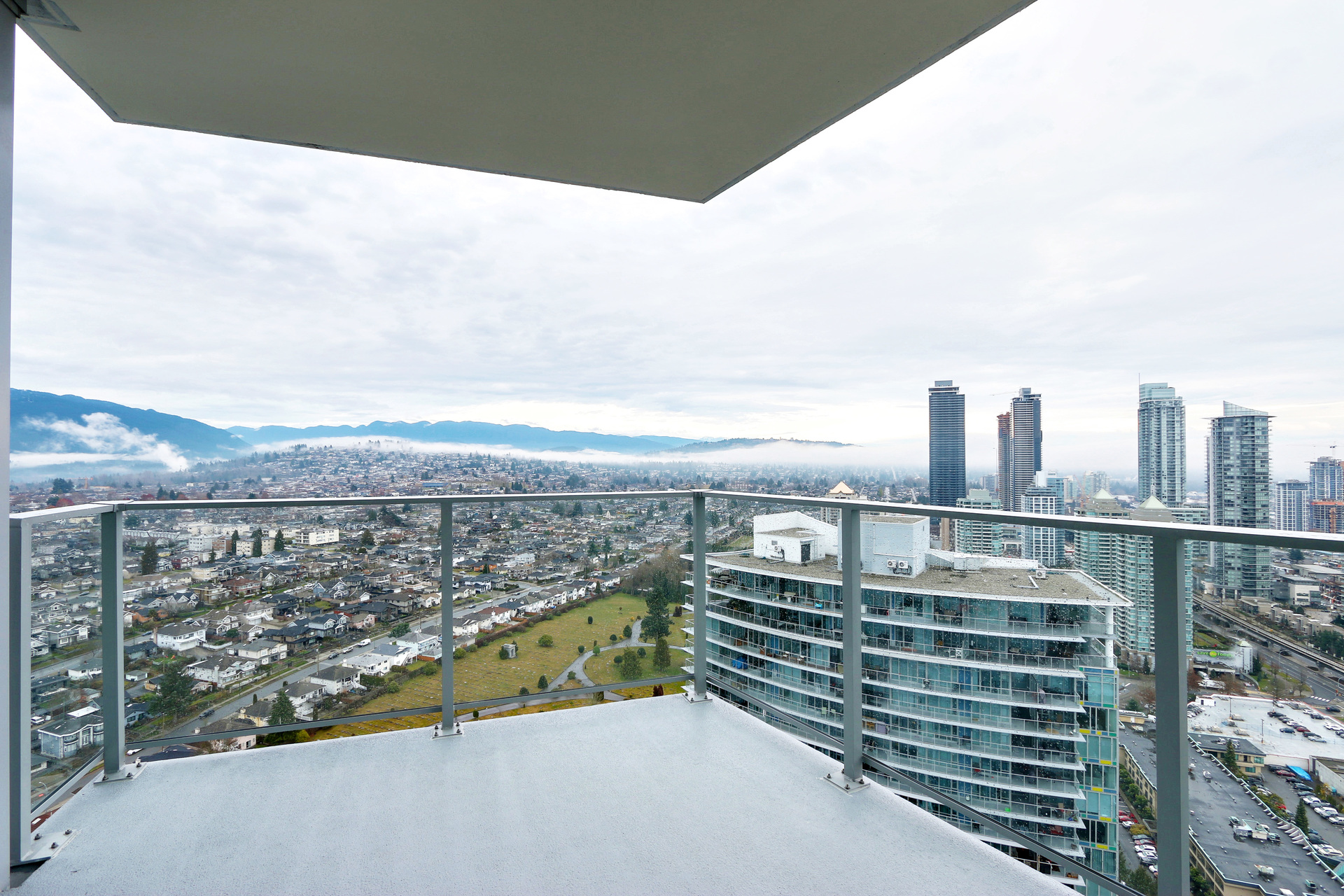Large balcony at 3610 - 1788 Gilmore Avenue, Willingdon Heights, Burnaby North Large balcony at 3610 - 1788 Gilmore Avenue, Willingdon Heights, Burnaby North