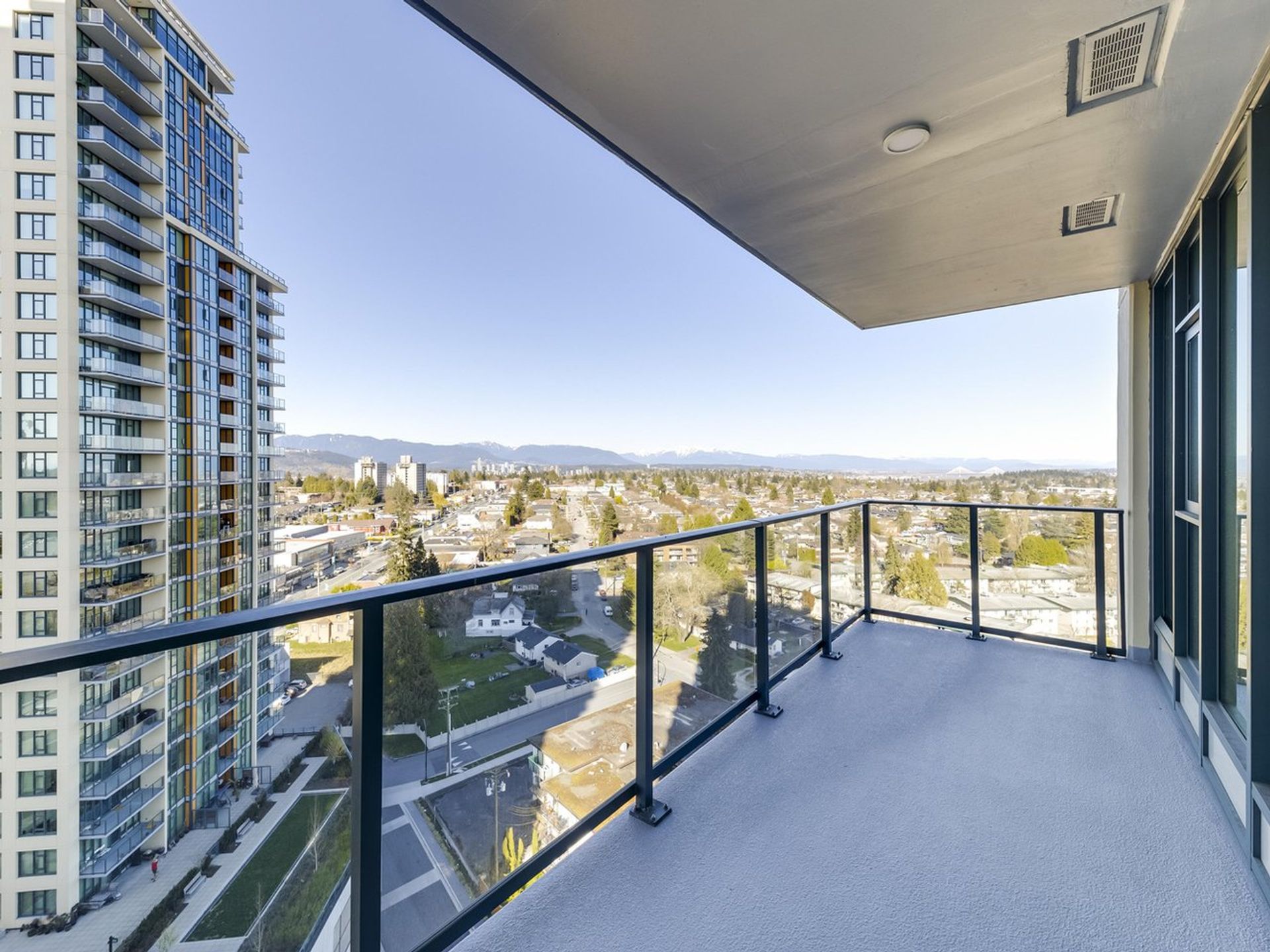 Balcony  at 1605 - 7388 Kingsway, Edmonds BE, Burnaby East Balcony  at 1605 - 7388 Kingsway, Edmonds BE, Burnaby East