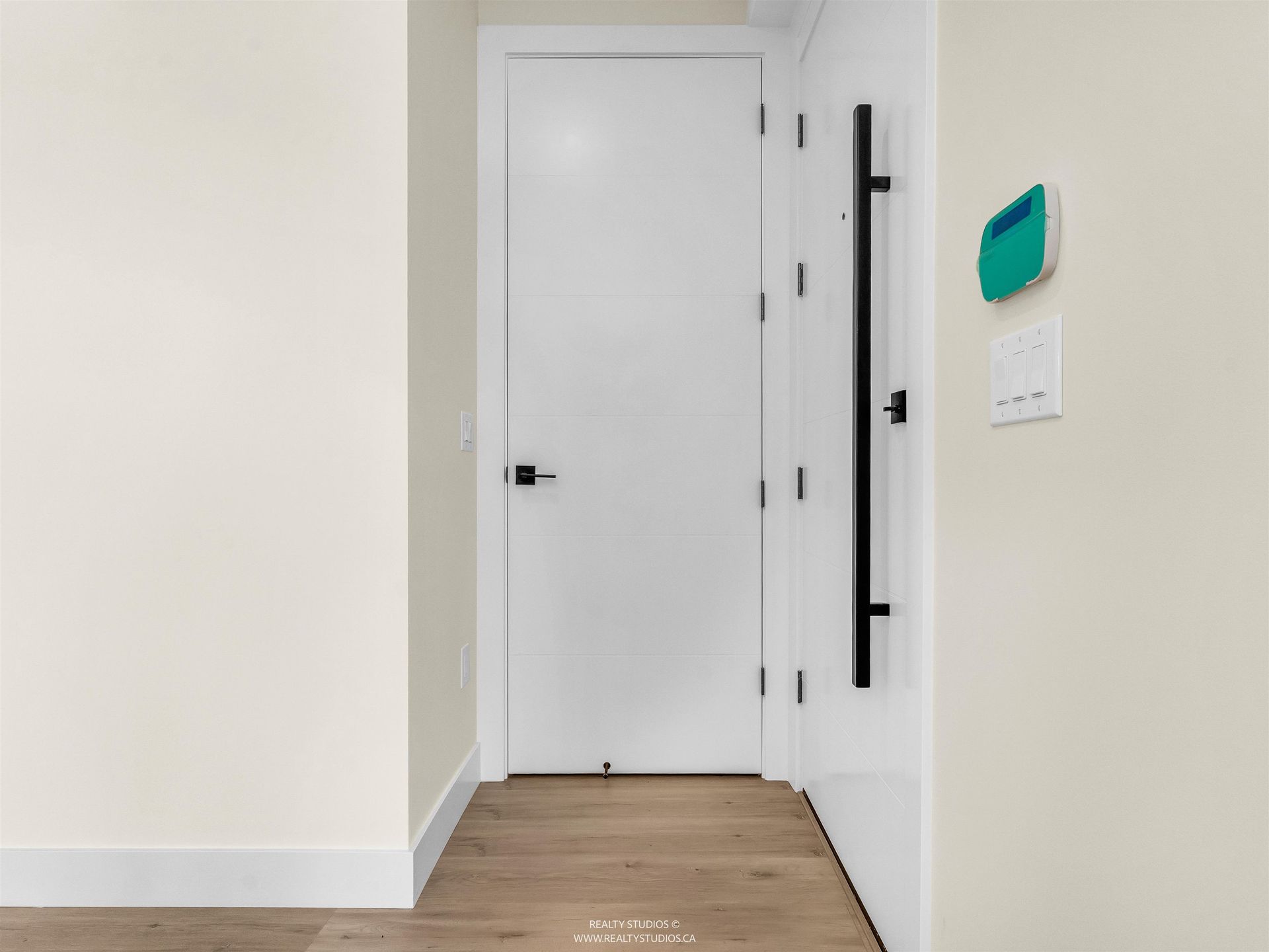 Entrance with security alarm at 1 - 5221 Clarendon Street, Collingwood VE, Vancouver East Entrance with security alarm at 1 - 5221 Clarendon Street, Collingwood VE, Vancouver East