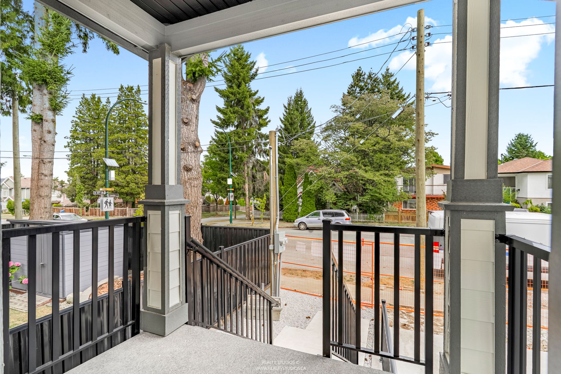 Front porch at 1 - 5221 Clarendon Street, Collingwood VE, Vancouver East Front porch at 1 - 5221 Clarendon Street, Collingwood VE, Vancouver East