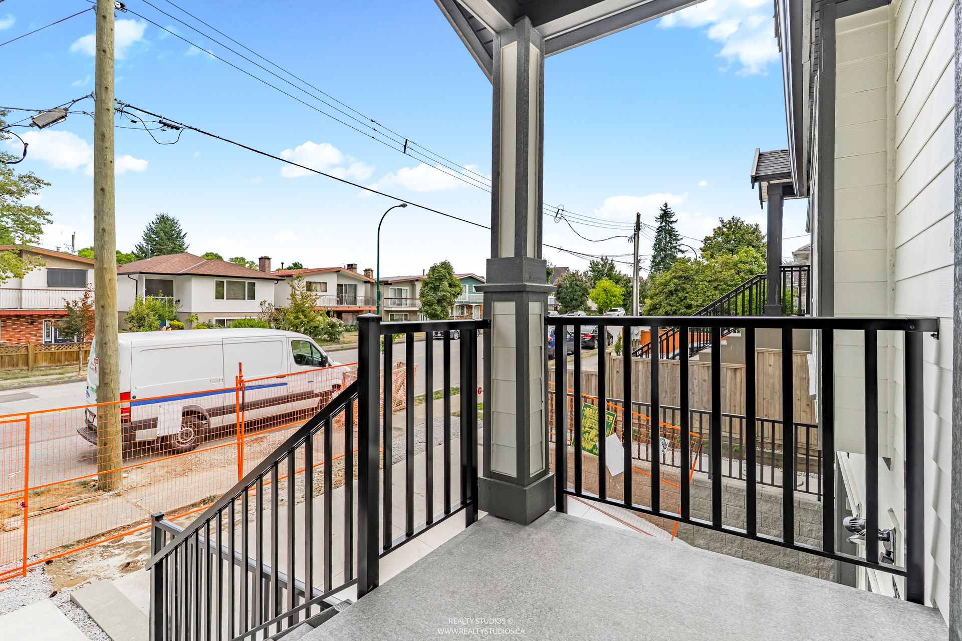 Front porch at 1 - 5221 Clarendon Street, Collingwood VE, Vancouver East Front porch at 1 - 5221 Clarendon Street, Collingwood VE, Vancouver East