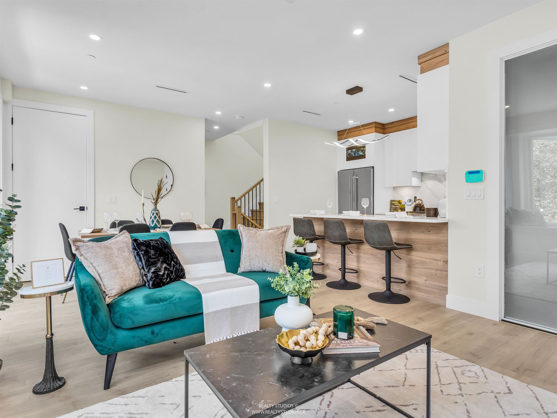 Living area at 2 - 5221 Clarendon Street, Collingwood VE, Vancouver East Living area at 2 - 5221 Clarendon Street, Collingwood VE, Vancouver East