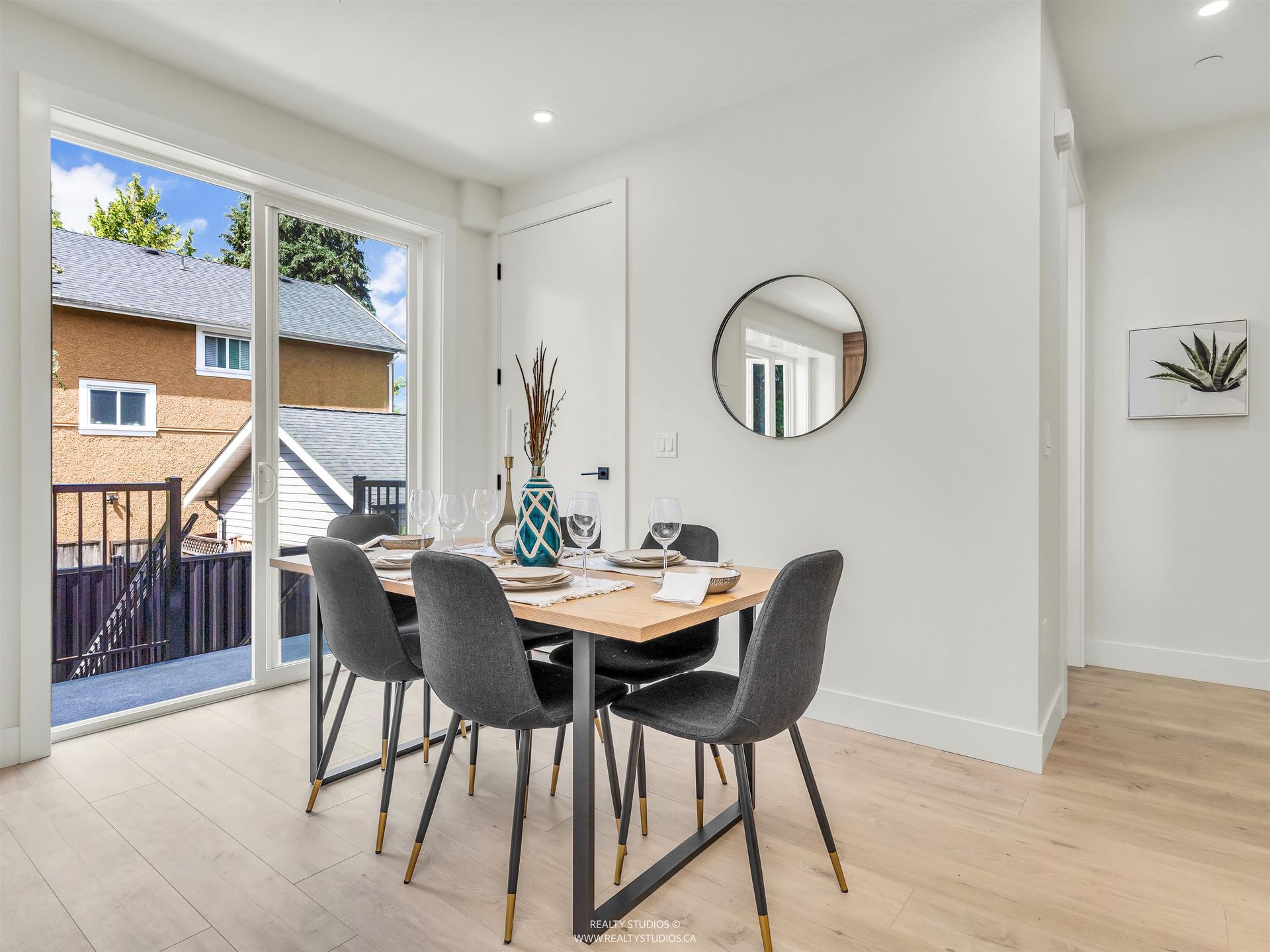 Dining area at 2 - 5221 Clarendon Street, Collingwood VE, Vancouver East Dining area at 2 - 5221 Clarendon Street, Collingwood VE, Vancouver East