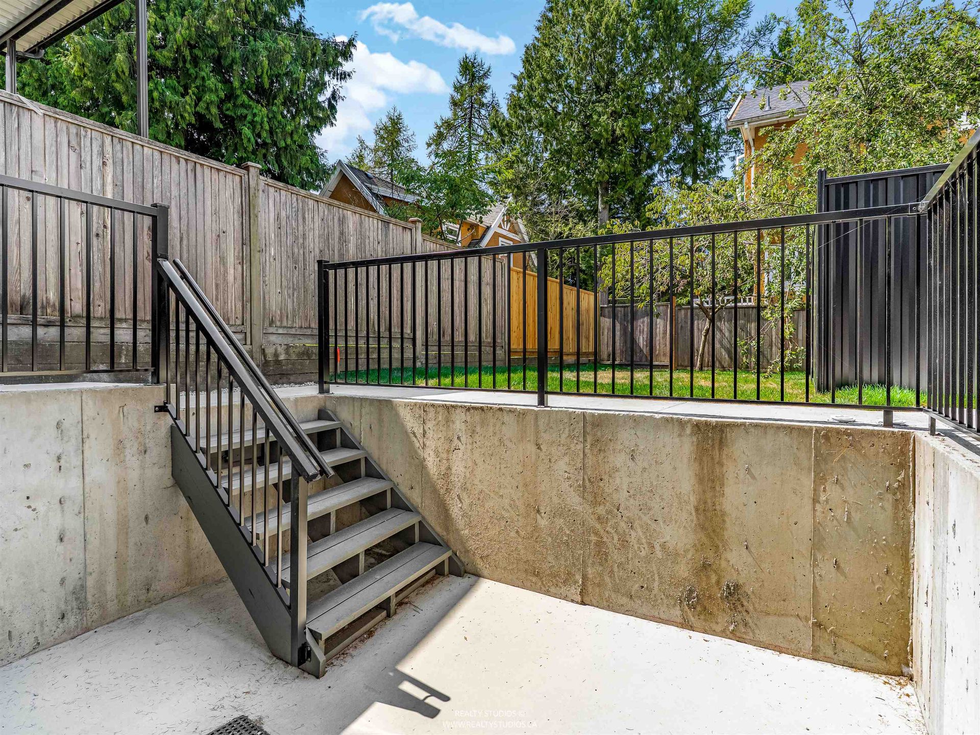 Patio off rec room at 2 - 5221 Clarendon Street, Collingwood VE, Vancouver East Patio off rec room at 2 - 5221 Clarendon Street, Collingwood VE, Vancouver East