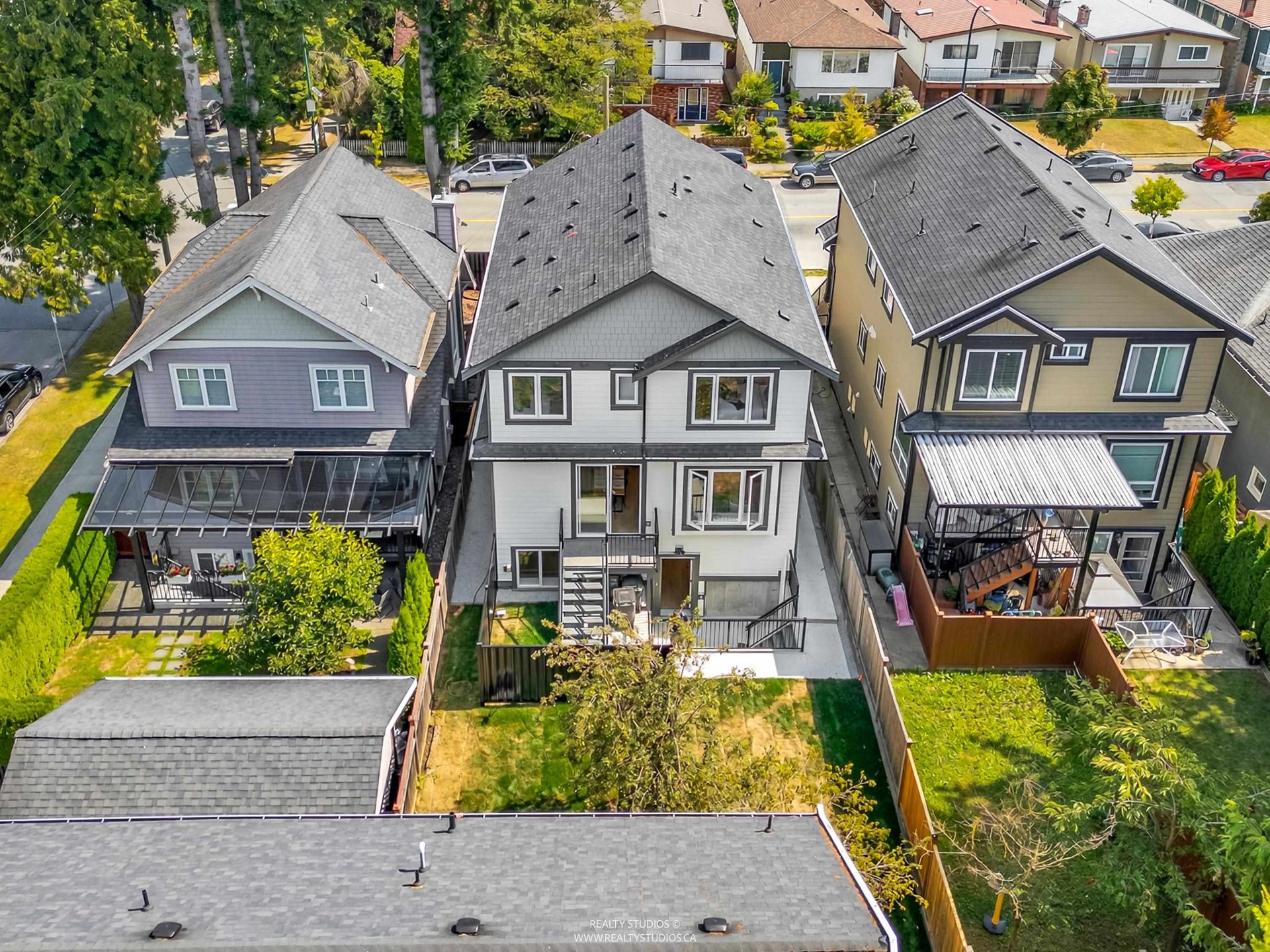 Birds eye view at 2 - 5221 Clarendon Street, Collingwood VE, Vancouver East Birds eye view at 2 - 5221 Clarendon Street, Collingwood VE, Vancouver East