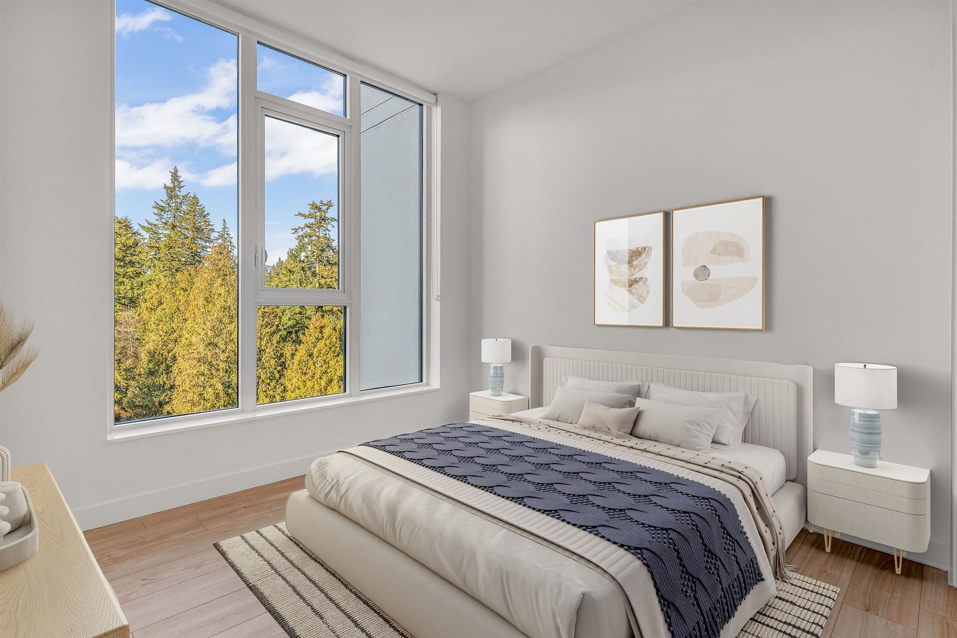 bedroom virtually staged at 1208 - 595 Austin Avenue, Coquitlam West, Coquitlam bedroom virtually staged at 1208 - 595 Austin Avenue, Coquitlam West, Coquitlam