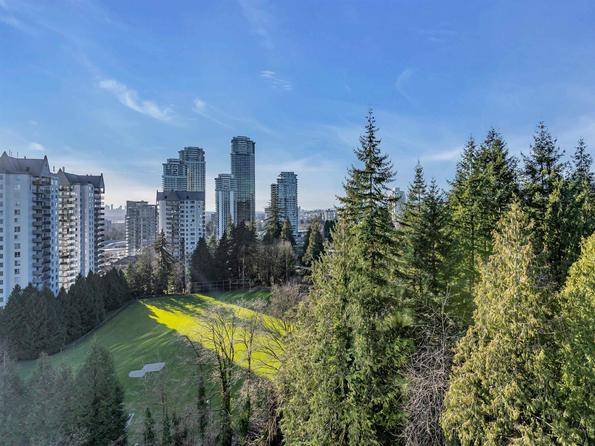 view looking north at 1208 - 595 Austin Avenue, Coquitlam West, Coquitlam view looking north at 1208 - 595 Austin Avenue, Coquitlam West, Coquitlam