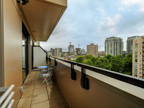 Balcony at 723 - 1029 View Street, Downtown Harris Green, Victoria Balcony at 723 - 1029 View Street, Downtown Harris Green, Victoria