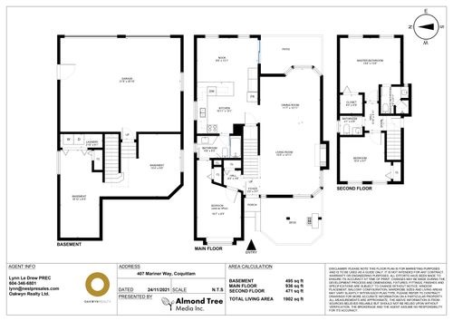 floorplan-407-mariner-way at 407 Mariner Way, Coquitlam East, Coquitlam