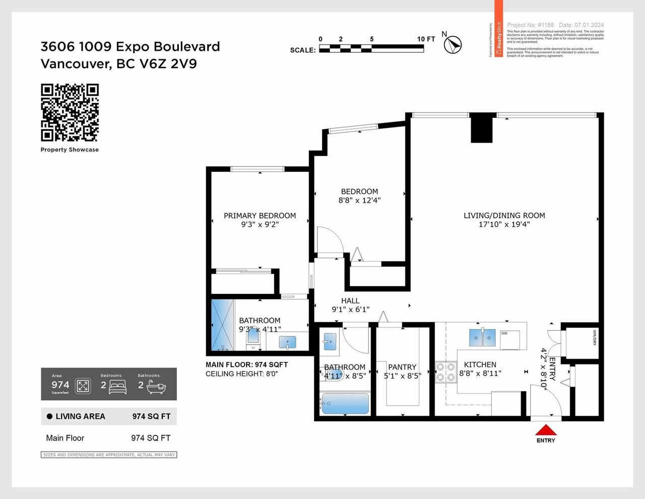 1009-expo-boulevard-yaletown-vancouver-west-19 at 3606 - 1009 Expo Boulevard, Yaletown, Vancouver West