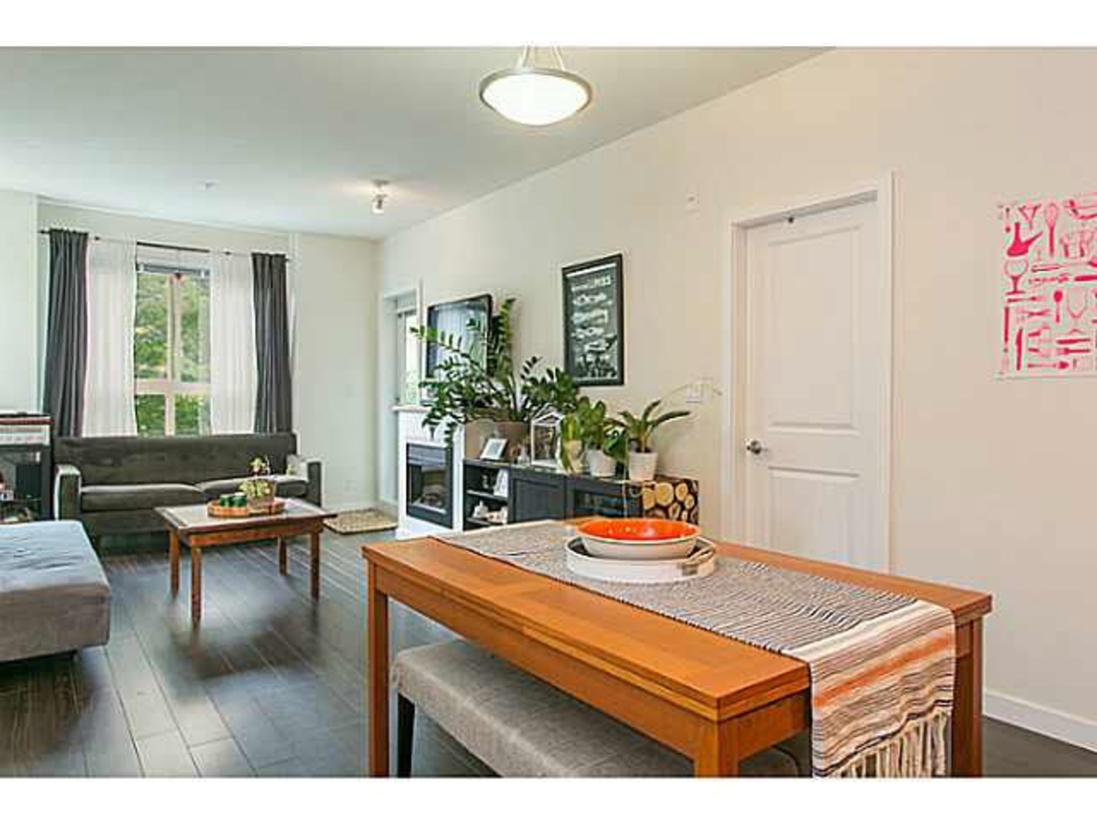 Dining Room at 202 - 255 Ross Drive, Fraserview NW, New Westminster