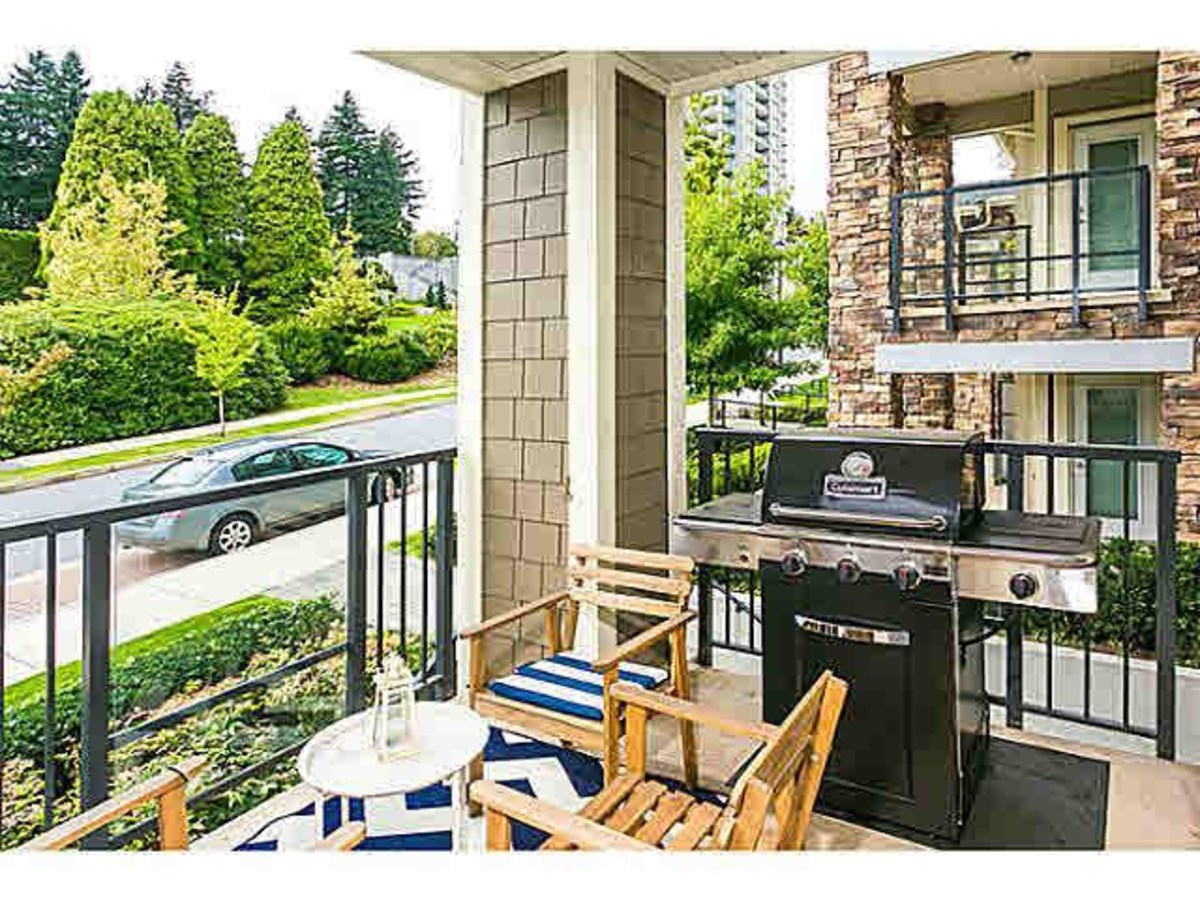 PATIO at 202 - 255 Ross Drive, Fraserview NW, New Westminster