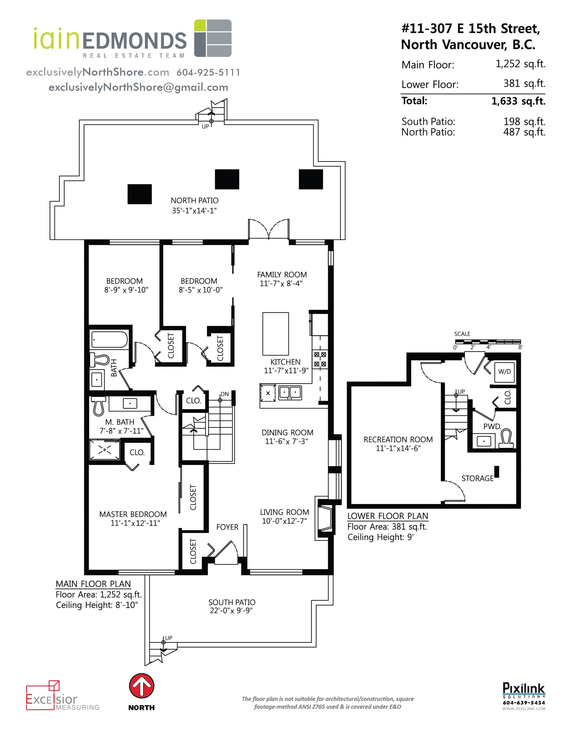 60313 at 11 - 307 15th Street East, Central Lonsdale, North Vancouver