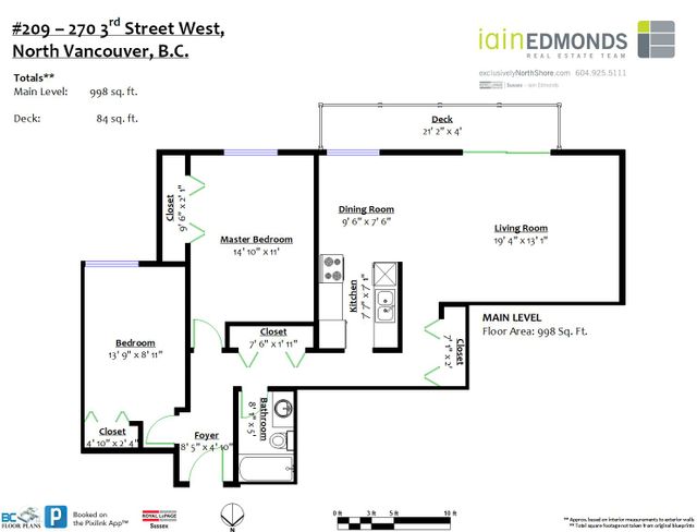 75105 at 209 - 270 3rd Street W, North Vancouver
