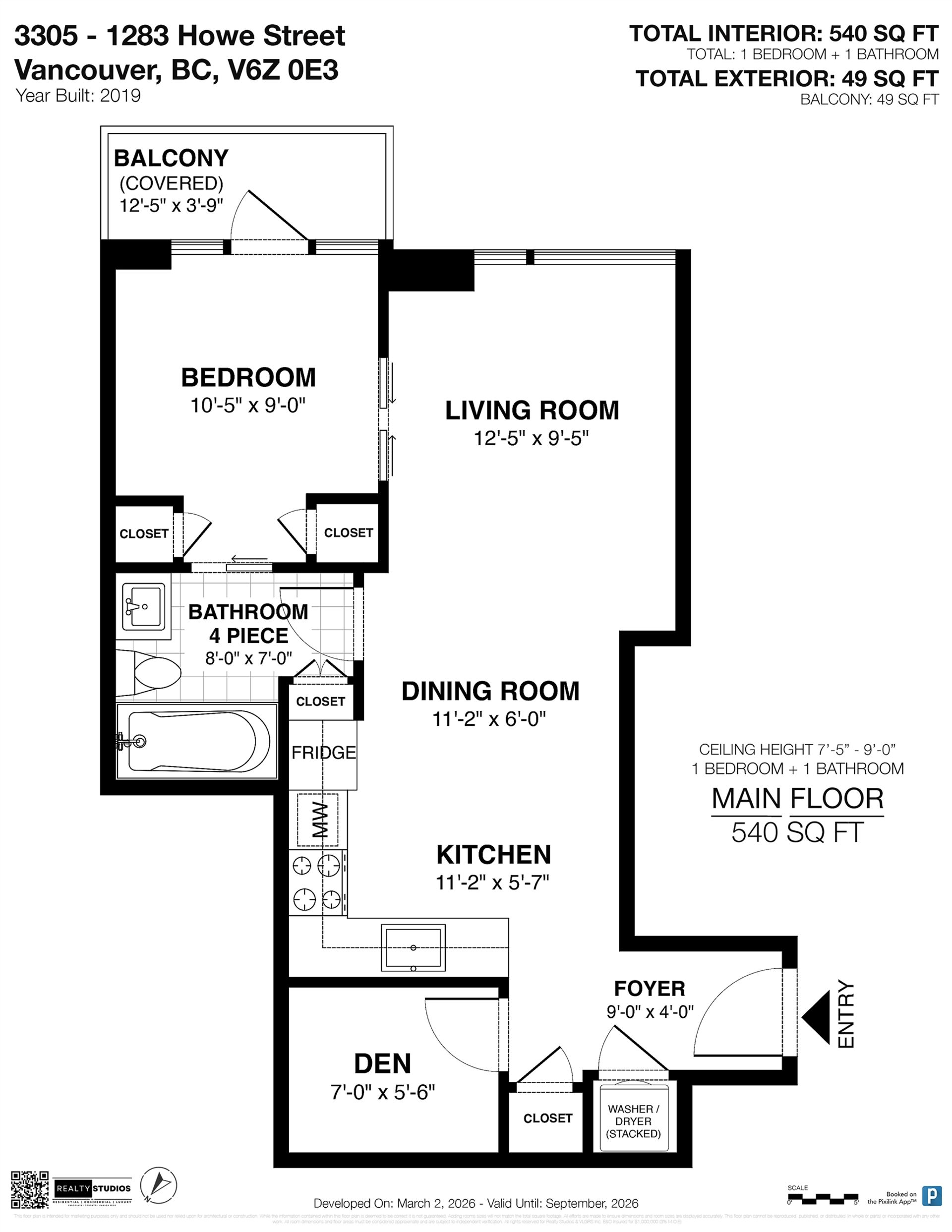 1283-howe-street-downtown-vw-vancouver-west-31 at 3305 - 1283 Howe Street, Downtown VW, Vancouver West