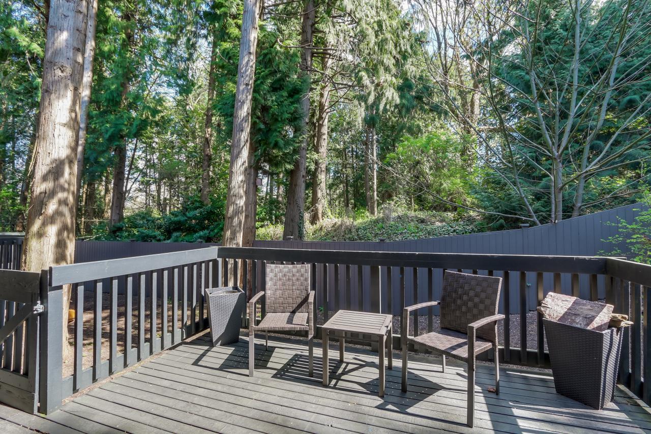 Deck at 115 - 5622 16th Avenue, Beach Grove, Tsawwassen Deck at 115 - 5622 16th Avenue, Beach Grove, Tsawwassen