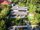 Aerial at 883 Belmont Avenue, Edgemont, North Vancouver