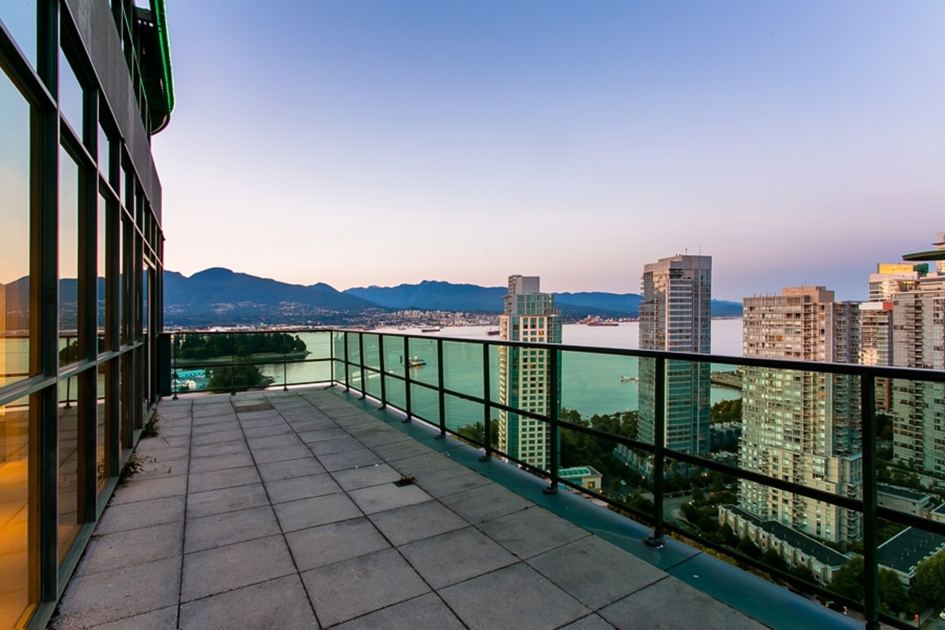 Balcony at PH 2600 - 588 Broughton Street, Coal Harbour, Vancouver West Balcony at PH 2600 - 588 Broughton Street, Coal Harbour, Vancouver West