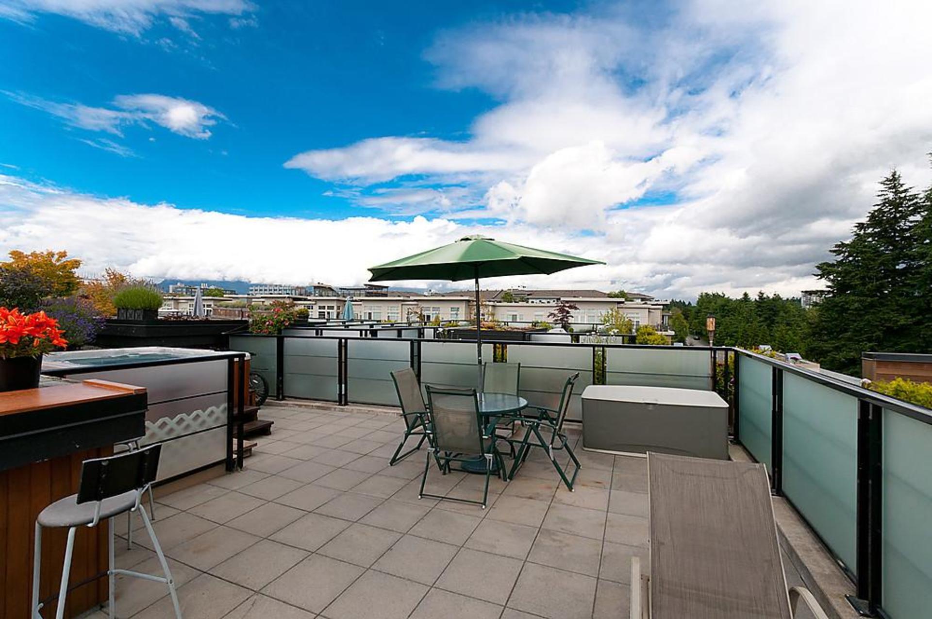 Patio at 510 - 6333  Drive, University VW, Vancouver West