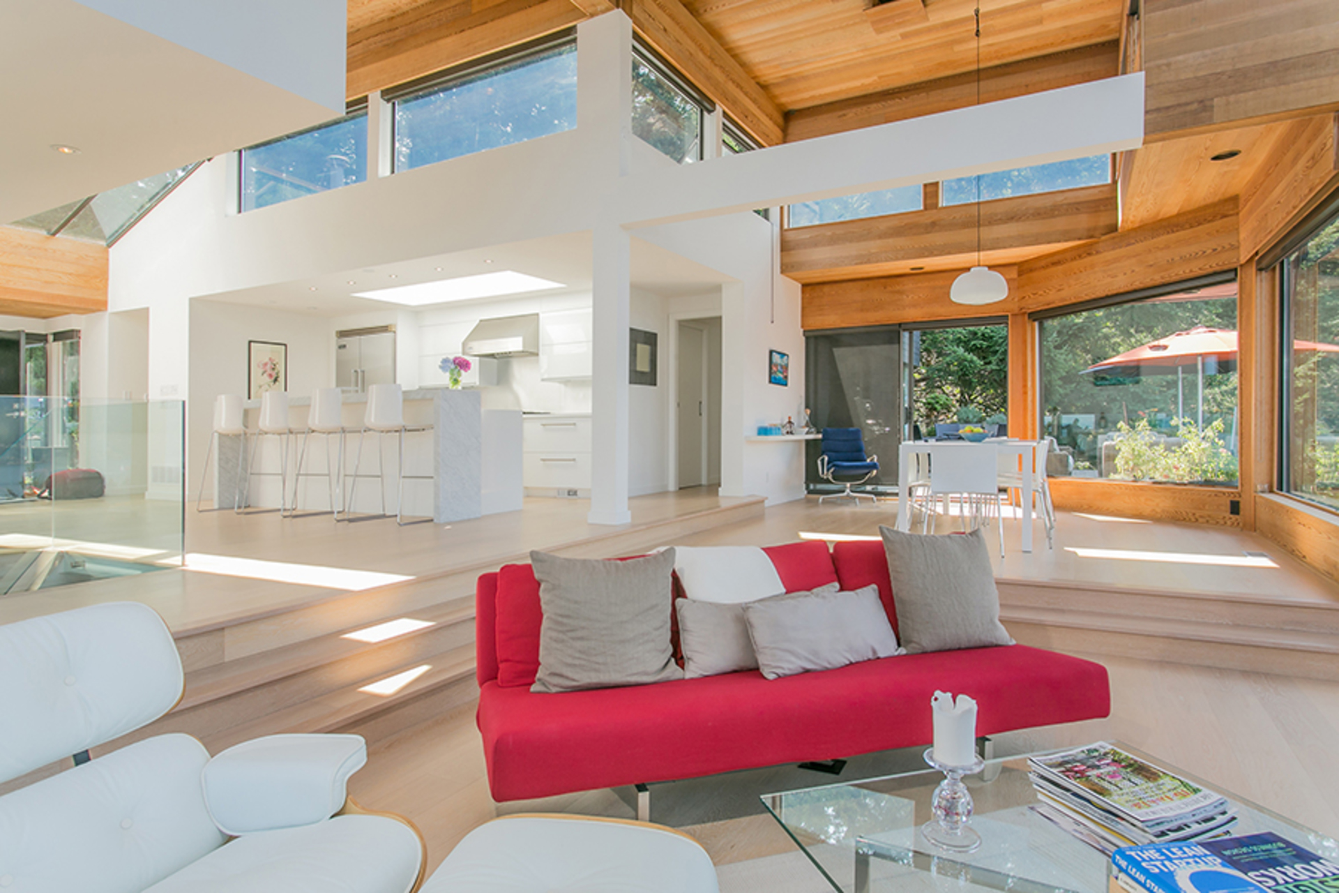 Living Room at 6995 Hycroft, Whytecliff, West Vancouver