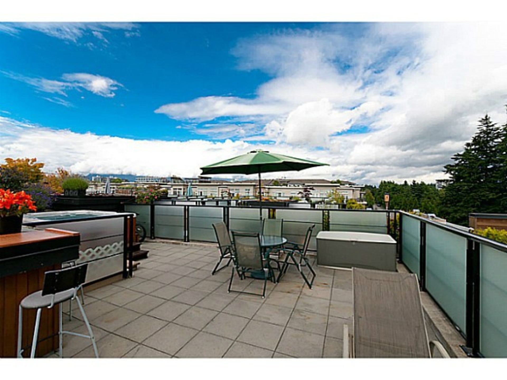 Patio at 510 - 6333  Drive, University VW, Vancouver West