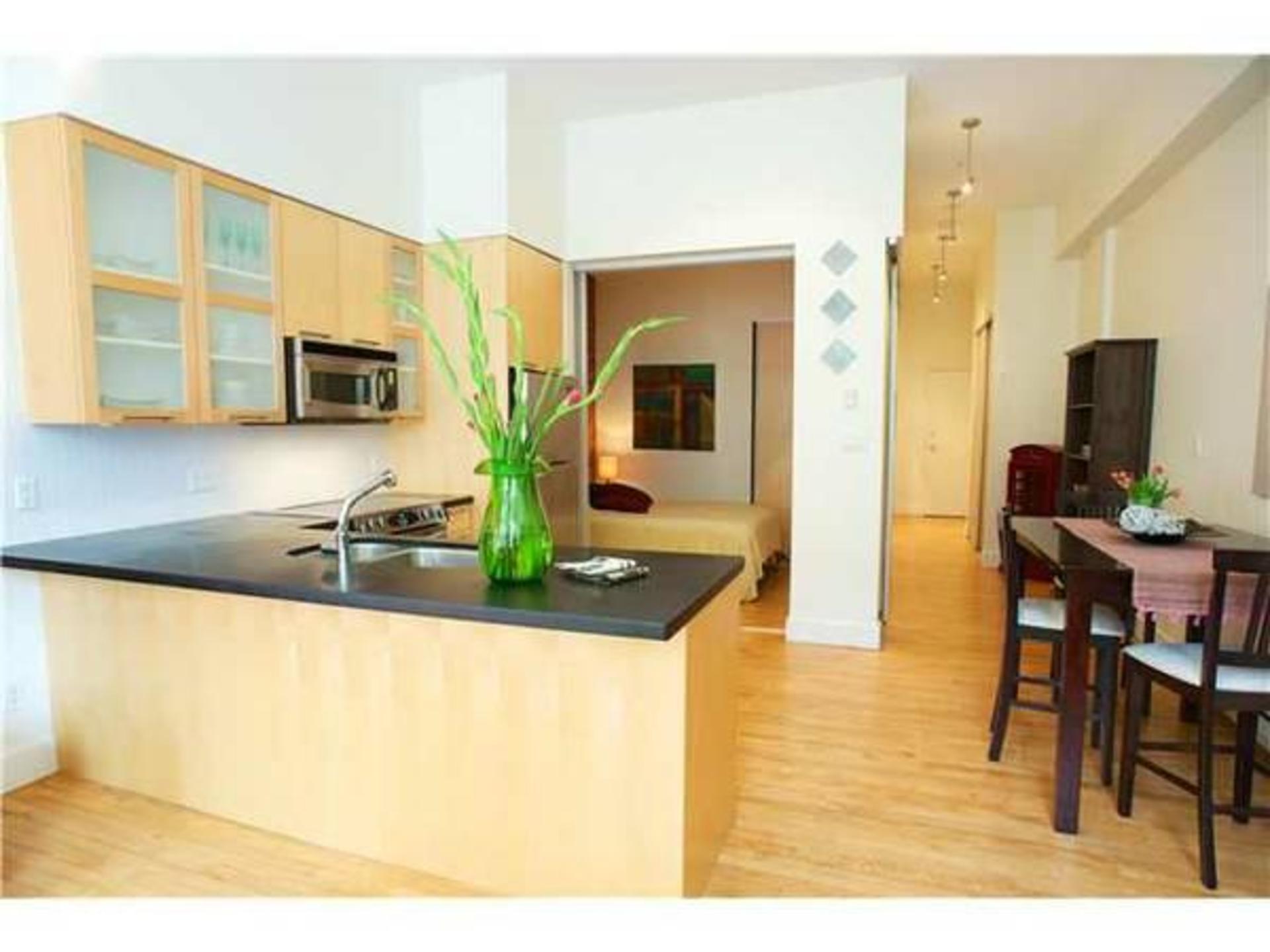 Kitchen at 203 - 345 Water Street, Downtown VW, Vancouver West