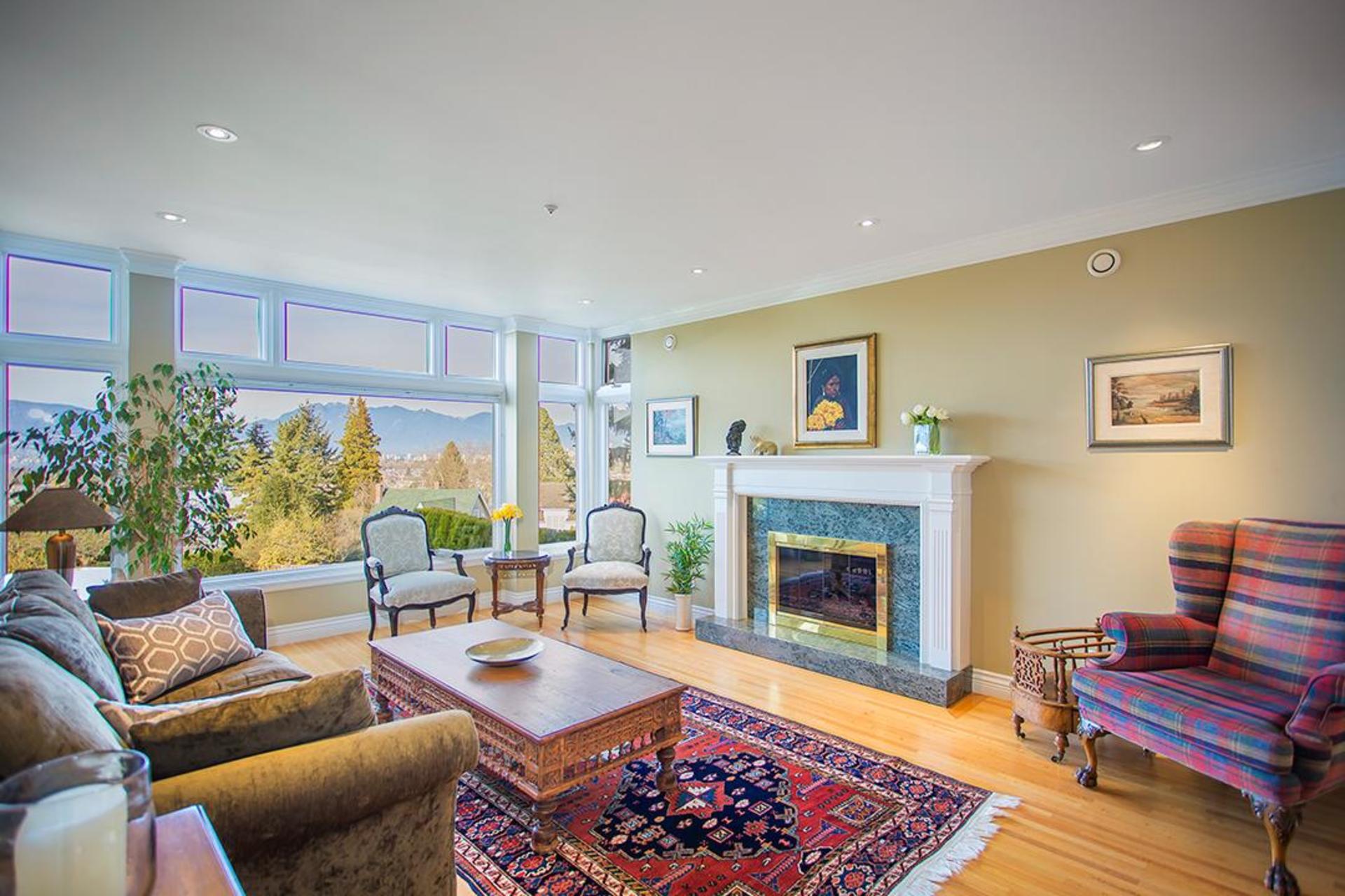 Living Room at 2828 , MacKenzie Heights, Vancouver West Living Room at 2828 , MacKenzie Heights, Vancouver West