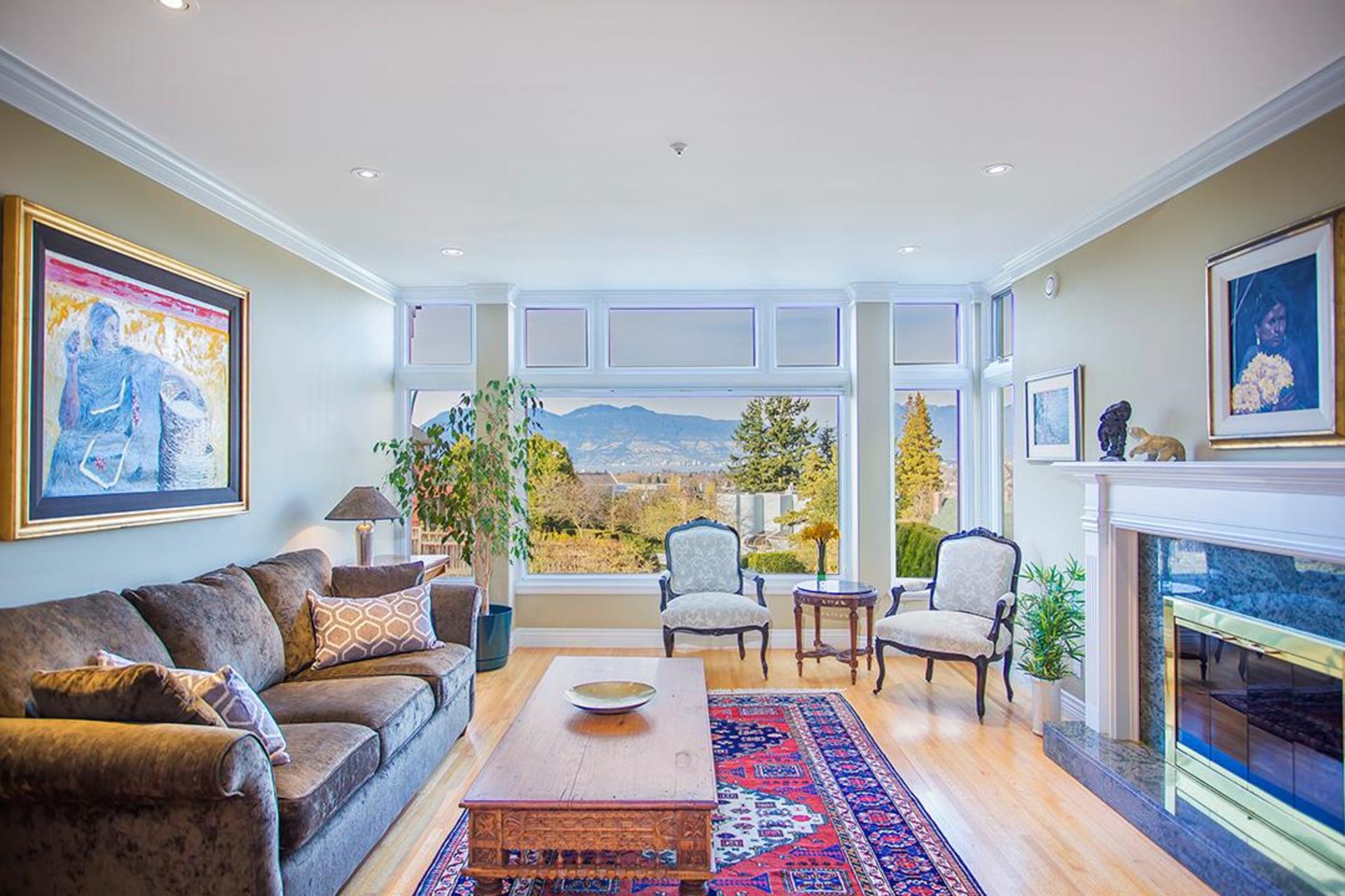 Living Room at 2828 , MacKenzie Heights, Vancouver West Living Room at 2828 , MacKenzie Heights, Vancouver West