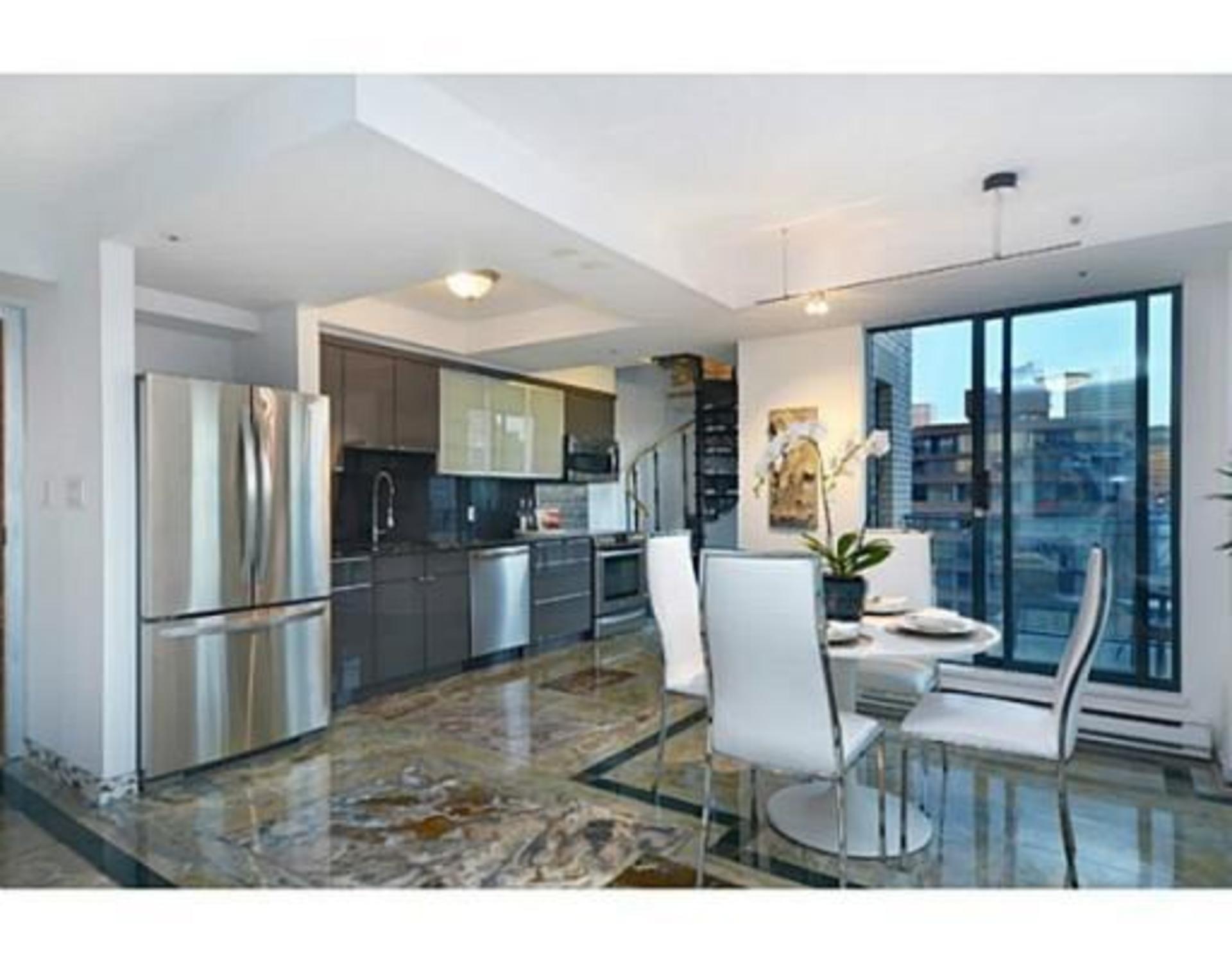 Dining Room / City view at PHF - 789 HELMCKEN, South Granville, Vancouver West