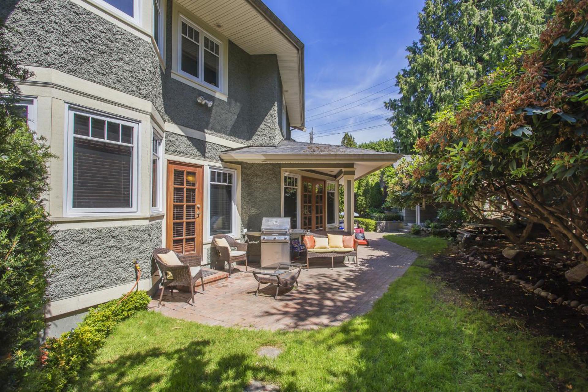 BBQ Area at 1858 Quilchena Crescent, Quilchena, Vancouver West