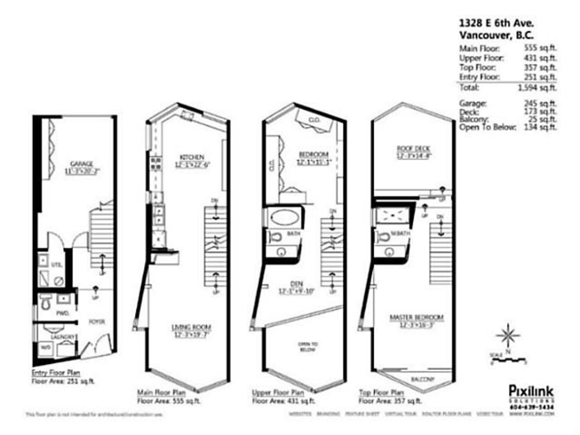 Floor Plan at 1328 , Grandview VE, Vancouver East