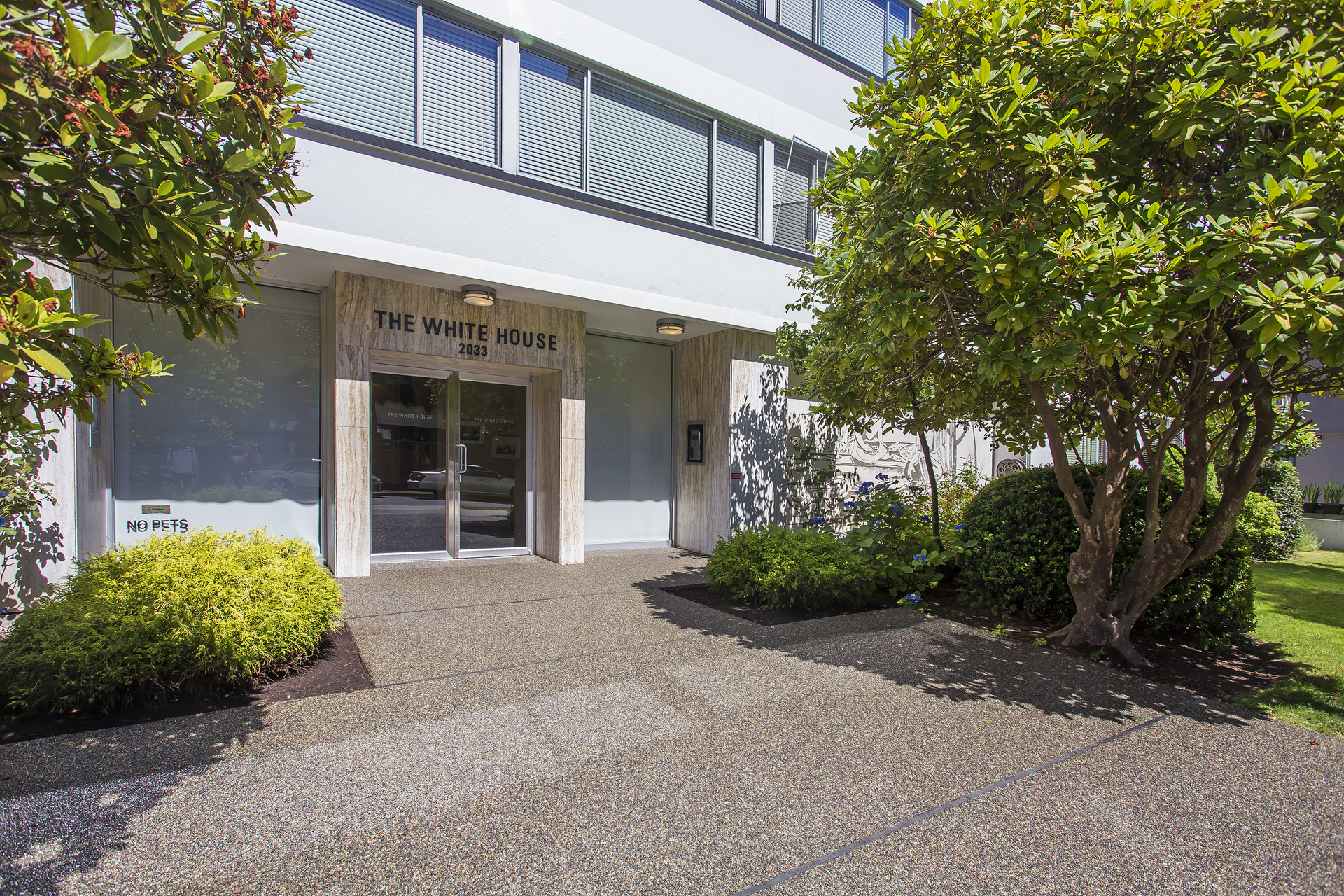Entrance at 310 - 2033 Comox Street, West End VW, Vancouver West