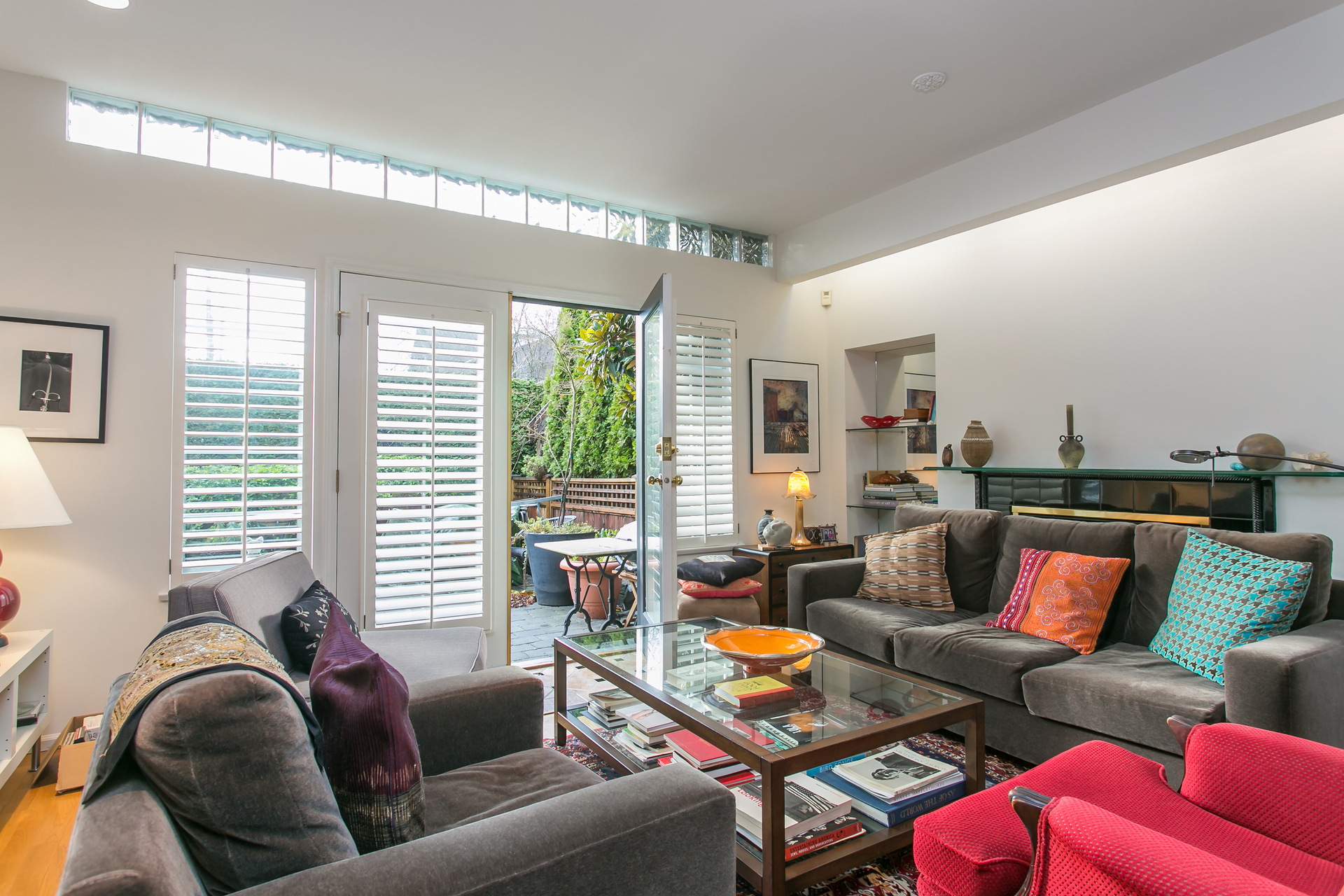 Living Room at  Creelman Avenue, Kitsilano, Vancouver West