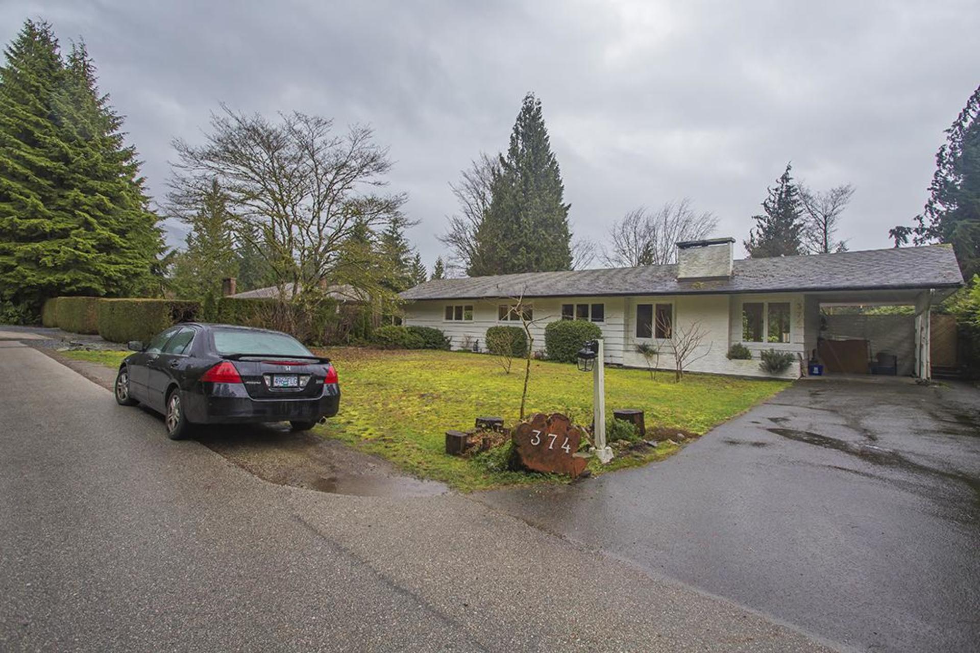 Street at  RABBIT LANE, British Properties, West Vancouver