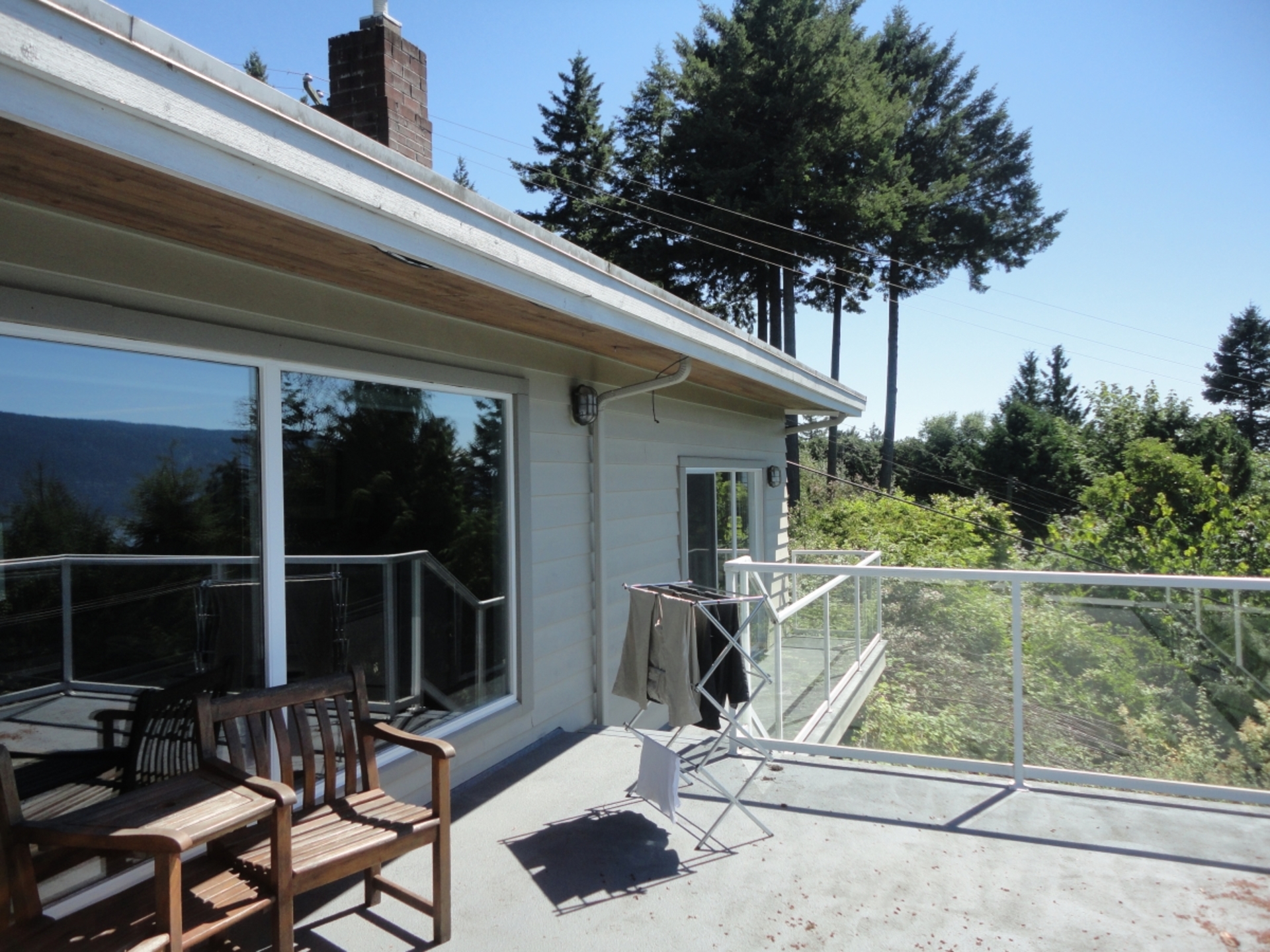 Balcony Patio at 6239 OVERSTONE DRIVE, Gleneagles, West Vancouver