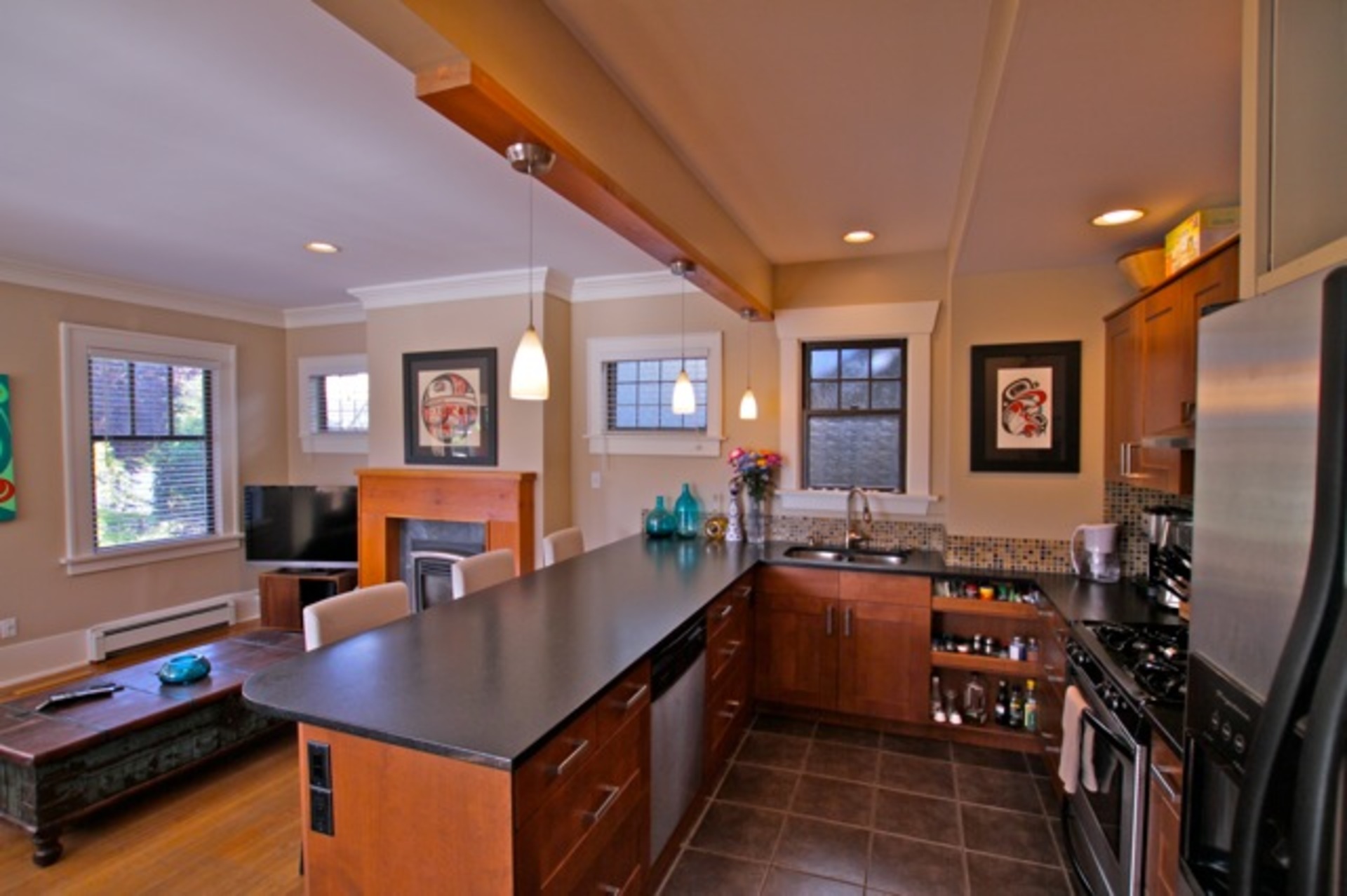 Kitchen at 1 - 3090 POINT GREY ROAD, Kitsilano, Vancouver West