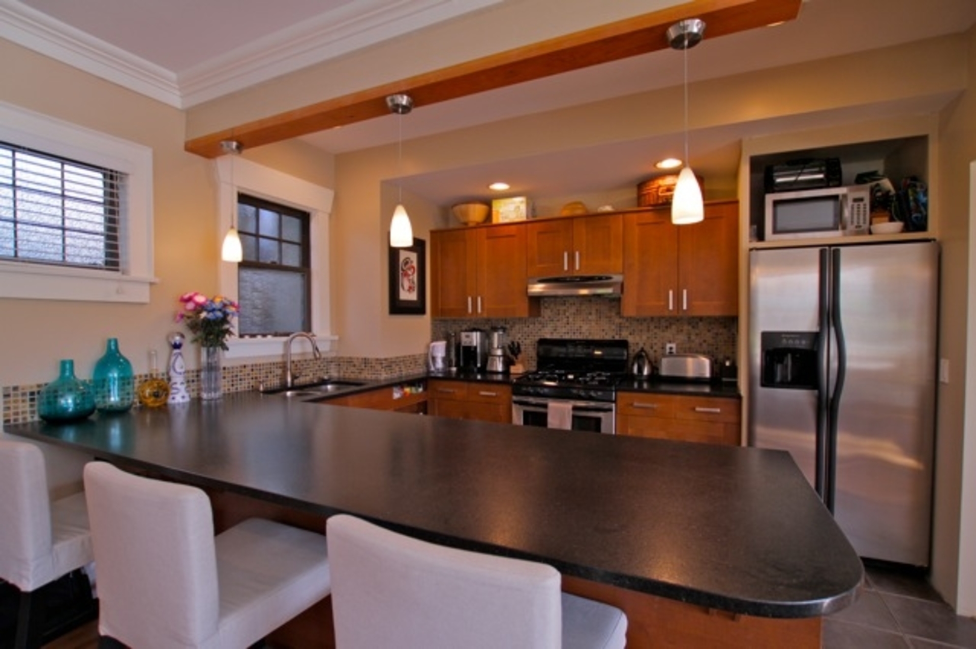 Dining Room at 1 - 3090 POINT GREY ROAD, Kitsilano, Vancouver West