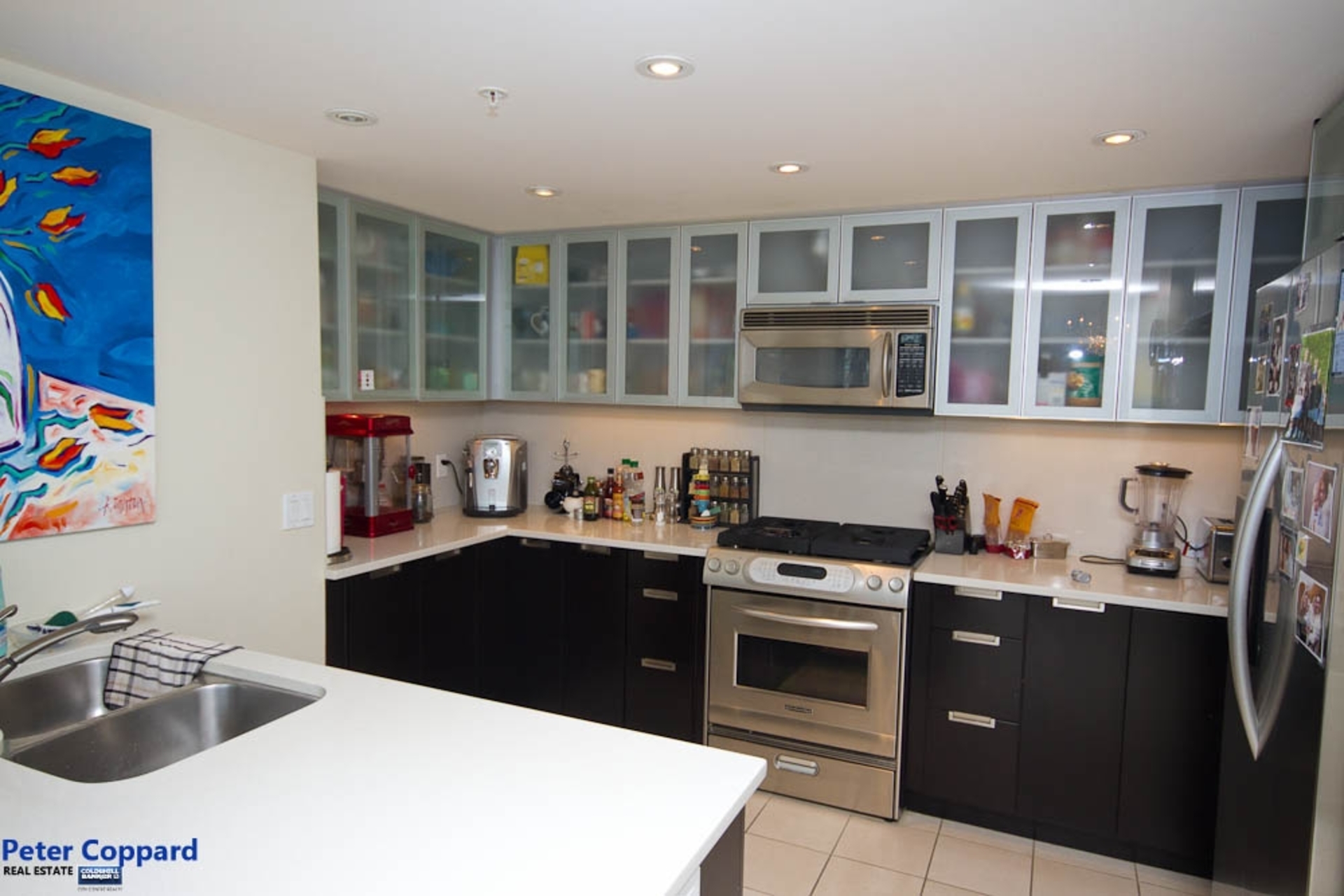 Kitchen at 3002 - 1205 WEST HASTINGS, Coal Harbour, Vancouver West