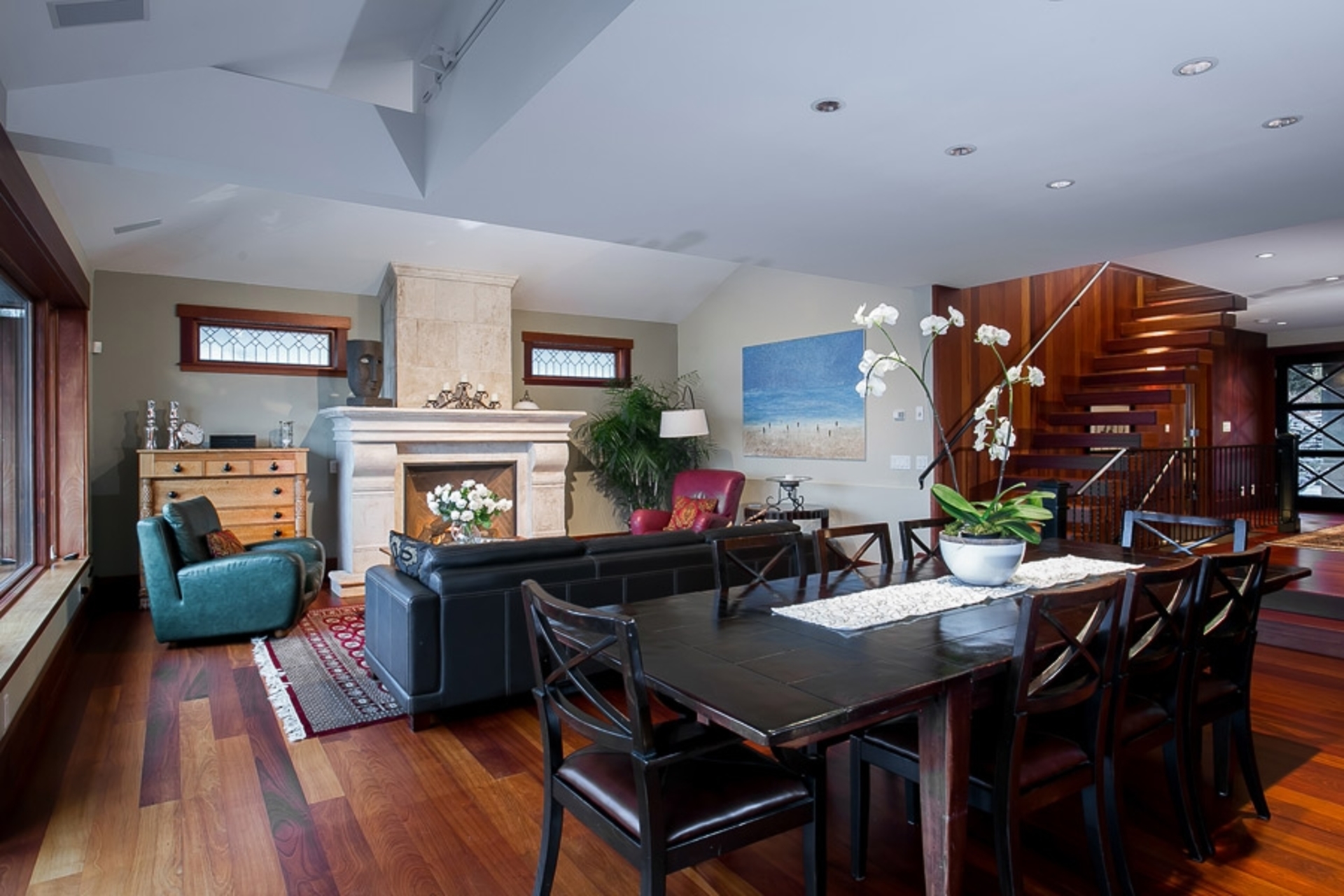 Dining Room at 4497 STONEHAVEN AVENUE, Deep Cove, North Vancouver