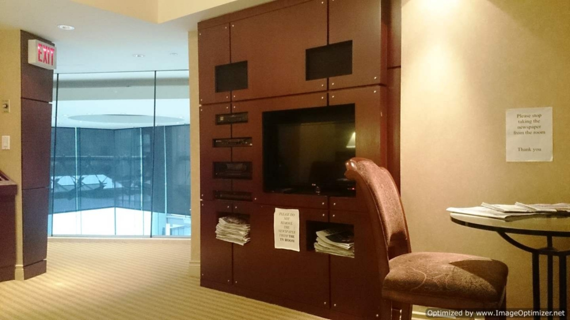 TV Room at 1005 - 1383 MARINASIDE, Yaletown, Vancouver West