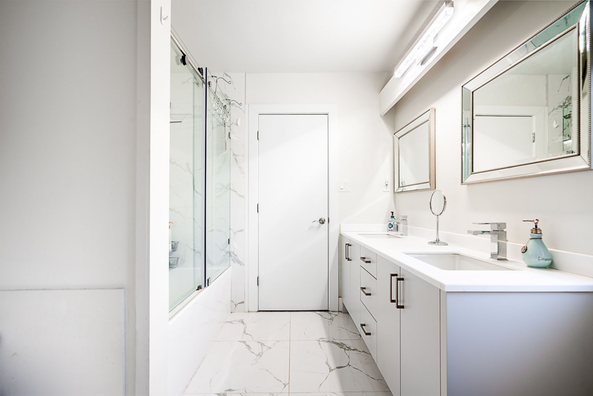 Spa-Inspired Ensuite Bathroom with Modern Finishes at 1555 Lawson Avenue, Ambleside, West Vancouver