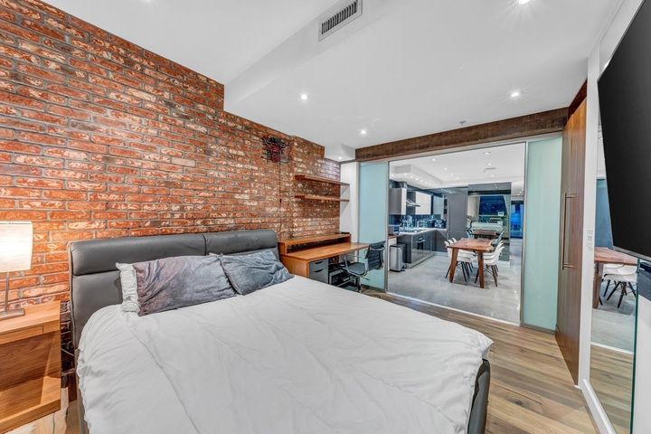 Loft-Style Bedroom in Heritage Gastown Condo at 305 - 12 Water Street, Downtown VW, Vancouver West