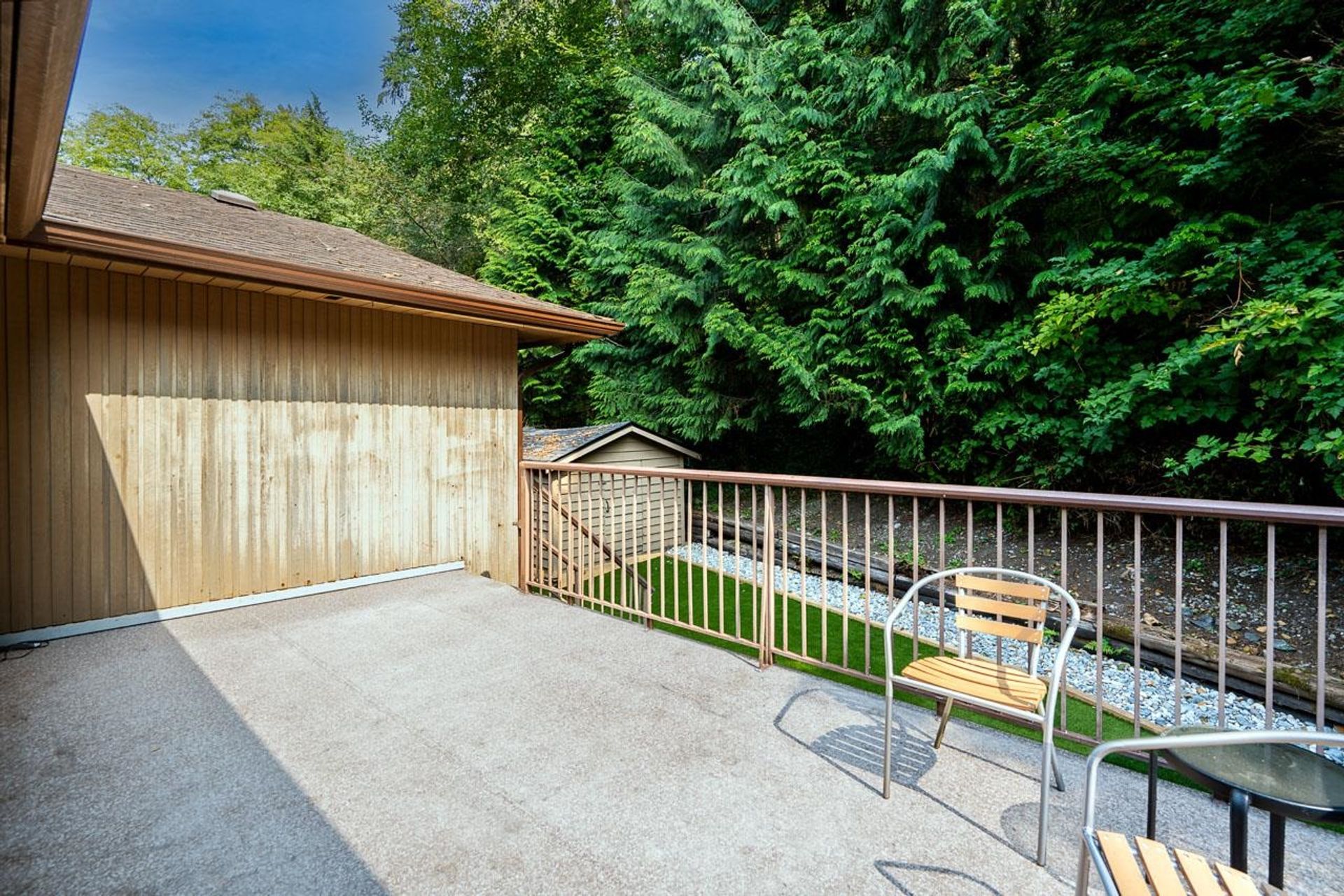 Expansive Backyard Oasis at 1184 Riverside Drive at 1184 Riverside Drive, Seymour NV, North Vancouver