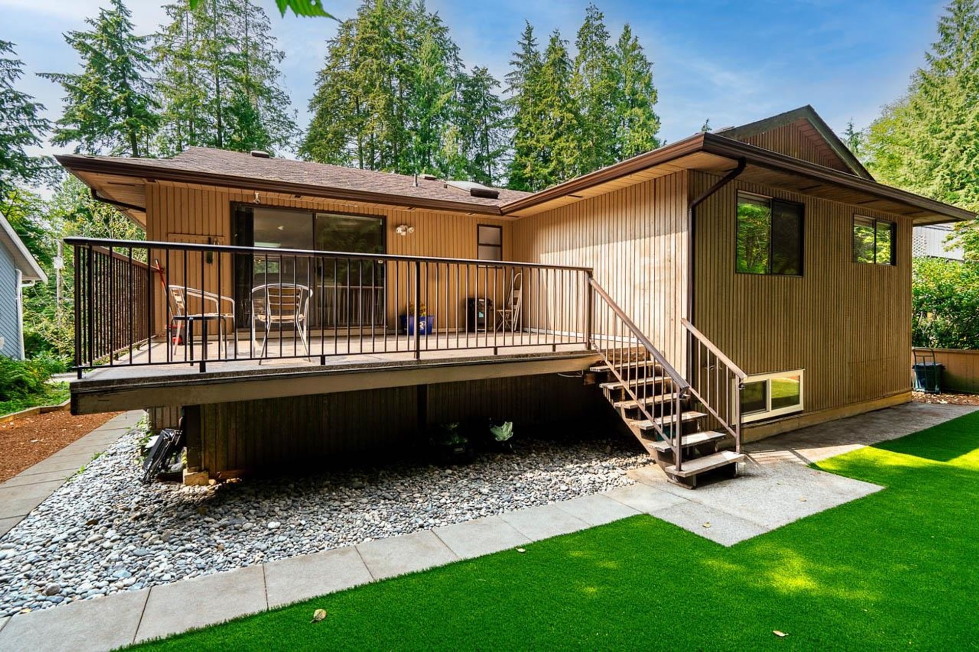 Outdoor Living Surrounded by Riverside Tranquility at 1184 Riverside Drive, Seymour NV, North Vancouver