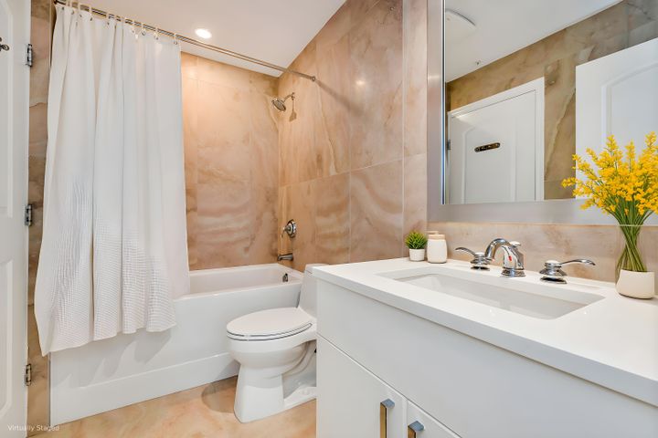 bathroom at 103 - 185 Victory Ship Way, Lower Lonsdale, North Vancouver