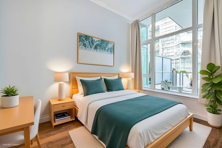 bedroom at 103 - 185 Victory Ship Way, Lower Lonsdale, North Vancouver
