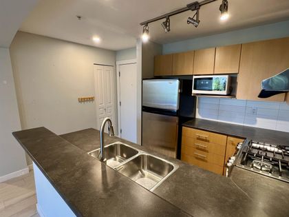 kitchen-front-door at #311 - 9329 University Crescent, Simon Fraser Univer., Burnaby North