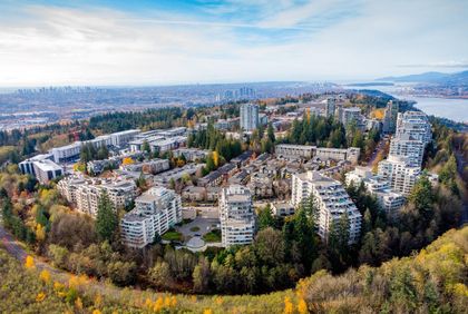 sfu-aerial-view-urban-area at #311 - 9329 University Crescent, Simon Fraser Univer., Burnaby North
