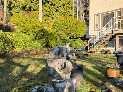 backyard-stairs at 1620 Parkway Boulevard, Westwood Plateau, Coquitlam