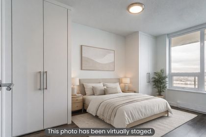 bdrm-staged at #1310 - 988 Quayside Drive, Quay, New Westminster